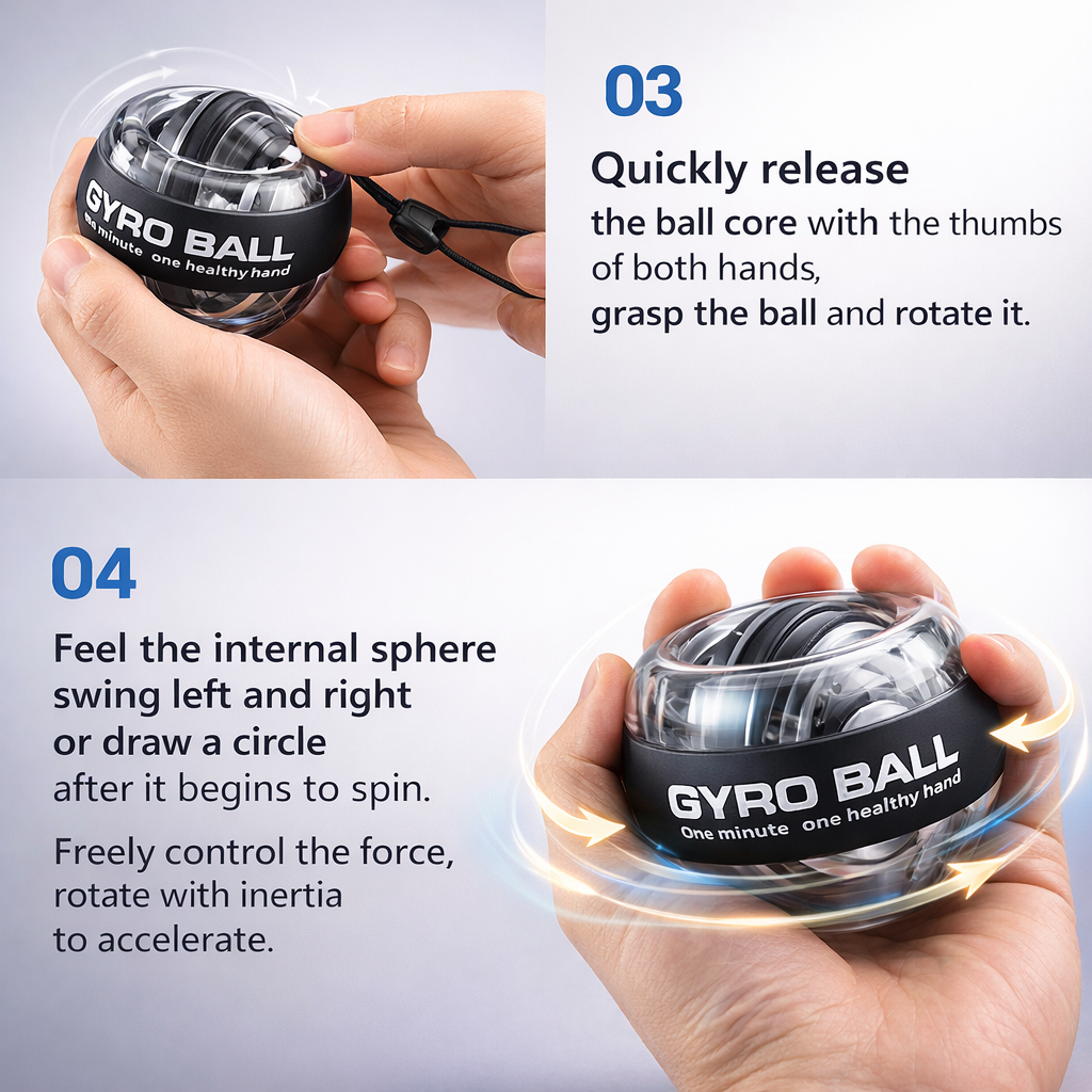Advanced Gyro Wrist Strengthener Ball